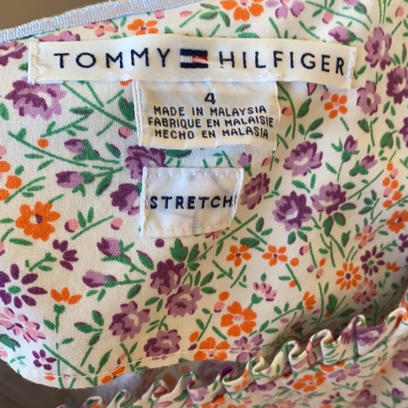 Tommy Hilfiger puff sleeve mini-flower dress, 4 - Picture 6 of 10